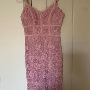 Pink Lace Dress